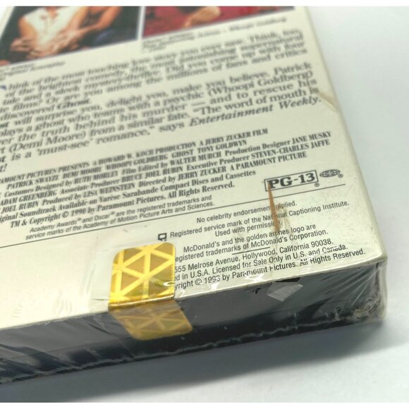 Ghost VHS Patrick Swayze Whoopi Goldberg Demi Moore 1990 Video Factory Sealed - Picture 6 of 7